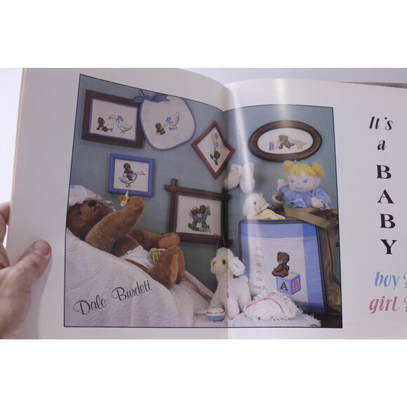 It's a Baby, Dale Burdett, Cross Stitch Designs, 1984, Burdett Publications, - Picture 3 of 4